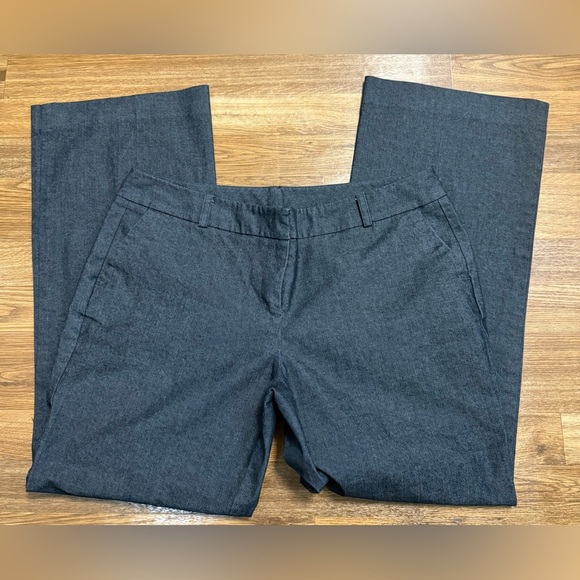 New York & Company Gray casual dress pants front/back pockets relaxed fit 10 EUC - Picture 7 of 9